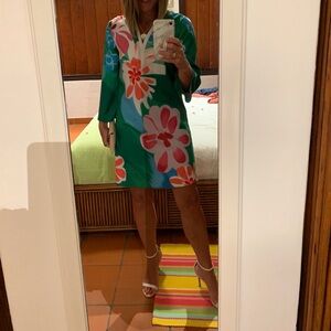 Floral Green Women's Top